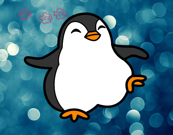 Pingüino bailando