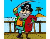 Dibujo Pirata a bordo pintado por tomyg