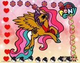 Dibujo Princess Celestia pintado por Yolitzin 