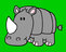 Dibujo de Rinocerontes para colorear