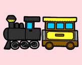 Dibujo Tren alegre pintado por luisenrque