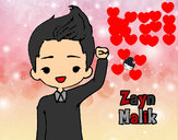 Dibujo Zayn Malik pintado por zaynlatica