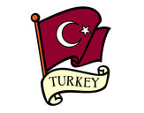 Dibujo Bandera de Turquía pintado por goku_58