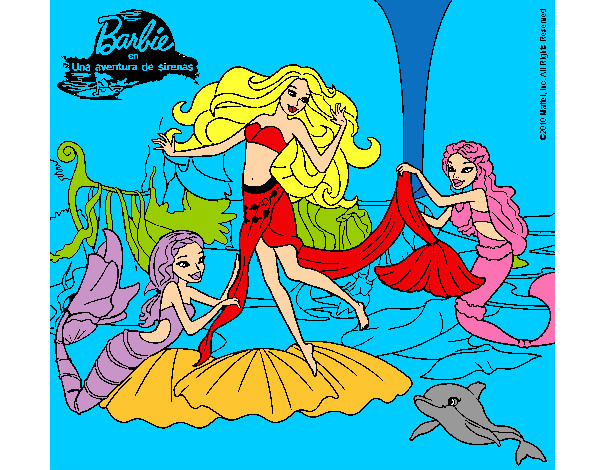 Barbie con sirenas