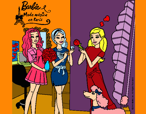 Barbie de compras con sus amigas