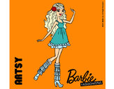 Dibujo Barbie Fashionista 1 pintado por elisan