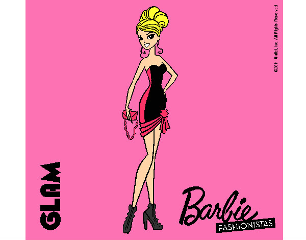 Dibujo Barbie Fashionista 5 pintado por kat08