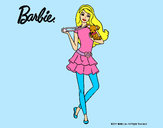 Dibujo Barbie y su mascota pintado por lisalex-21