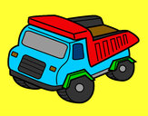 Dibujo Camión volquete pintado por tomasc
