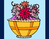 Dibujo Cesta de flores 11 pintado por Camitini