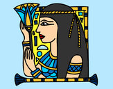 Dibujo Cleopatra pintado por juuanjo