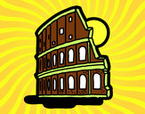 Dibujo Coliseo de Roma pintado por ivan11