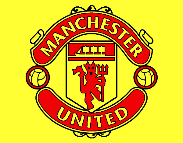Dibujo Escudo del Manchester United pintado por mompito