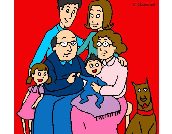 Dibujo Familia pintado por yaquelin