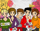 Dibujo Los chicos de One Direction pintado por AnitaRdz1D