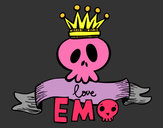 Dibujo Love Emo pintado por Meli_Milu