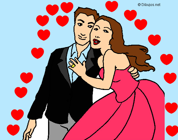 Dibujo Marido y mujer pintado por rebecalis