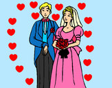 Dibujo Marido y mujer III pintado por guapas 
