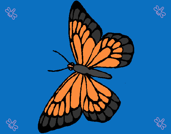 Dibujo Mariposa 10 pintado por Ka10