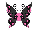 Dibujo Mariposa Emo pintado por shirely