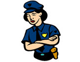 Dibujo Mujer policía pintado por miguel30