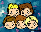Dibujo One Direction 2 pintado por AnitaRdz1D