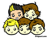 Dibujo One Direction 2 pintado por thisisus23