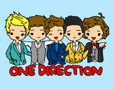 Dibujo One direction pintado por Alicia1D