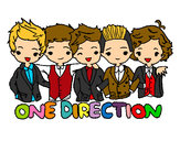 Dibujo One direction pintado por Juanita1D