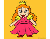 Dibujo Princesa pequeña pintado por JOVENA