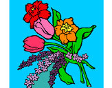 Dibujo Ramo de flores pintado por ester6988