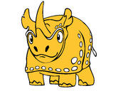 Dibujo Rinoceronte 4 pintado por DiegoAlons