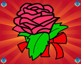 Dibujo Rosa, flor pintado por gaabyy
