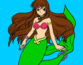 Dibujo Sirena pintado por rebecalis