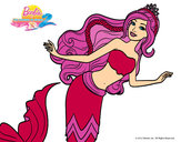 Dibujo Sirena nadando pintado por amalia