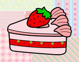 Dibujo Tarta de fresas pintado por CamilaM