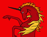 Dibujo Unicornio salvaje pintado por Tinist