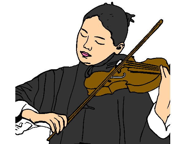 Dibujo Violinista pintado por Esme4