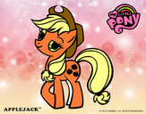 Dibujo Applejack pintado por Pinkie