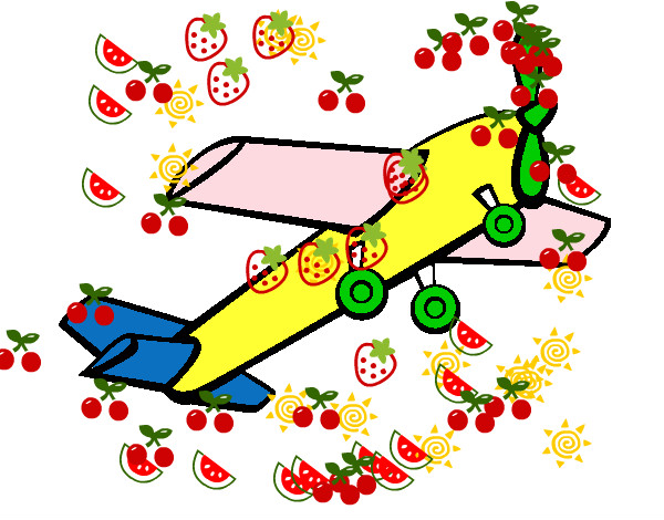 Dibujo Avión de juguete pintado por FRANCHULIN