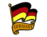 Dibujo Bandera de Alemania pintado por goku_58