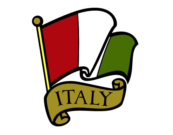 Dibujo Bandera de Italia pintado por Edii