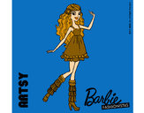 Dibujo Barbie Fashionista 1 pintado por amalia