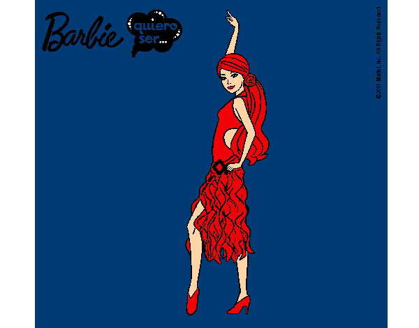 Barbie flamenca