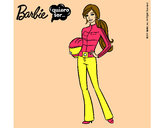 Dibujo Barbie piloto de motos pintado por melanie-22