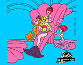 Dibujo Barbie princesa sirena pintado por chole34