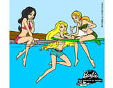 Dibujo Barbie y sus amigas pintado por SrLucia