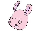 Dibujo Conejo bebé pintado por lilima