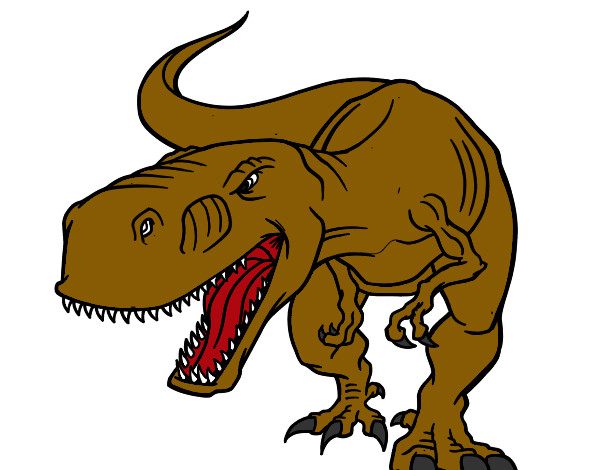 Dibujo Dinosaurio enfadado pintado por AndresO