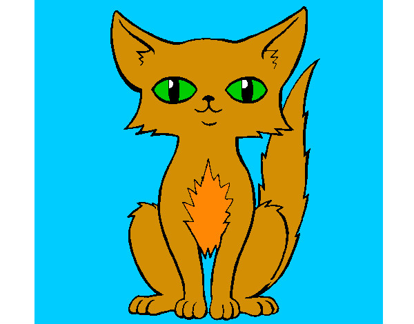 Dibujo Gato persa pintado por AndresO